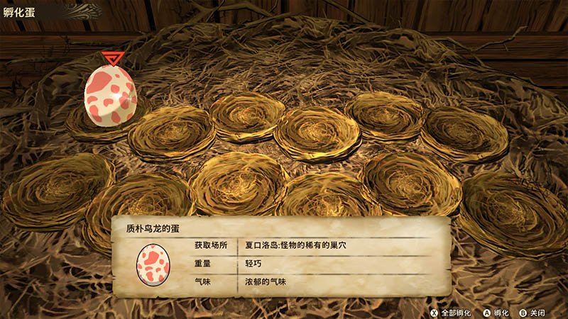 怪物獵人物語2刷金色稀有巢穴方法+摸蛋技巧